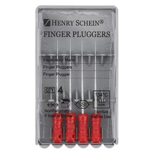 Finger Plugger 25 mm Red 4/Pk