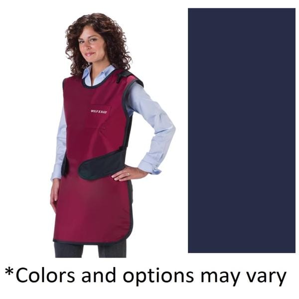 Easy Wrap X-Ray Apron Navy Blue Unisex 24x42" Ea