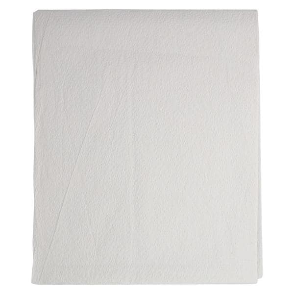 Exam Drape Sheet 40 in x 48 in White Tissue Disposable 100/Ca