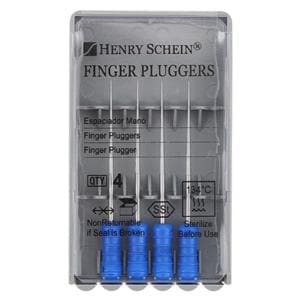 Finger Plugger 25 mm Blue 4/Pk