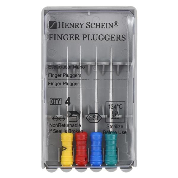Finger Plugger 25 mm Assorted 4/Pk