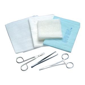 Laceration Tray Gauze/4-1/2" Sharp/Sharp Scissors