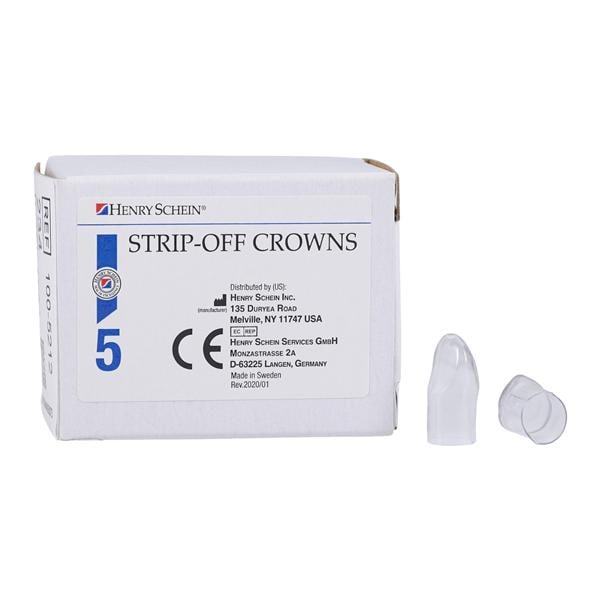 Strip Off Crown Form Size 234 Replacement Crowns Upper Left Cuspid Anterior 5/Bx