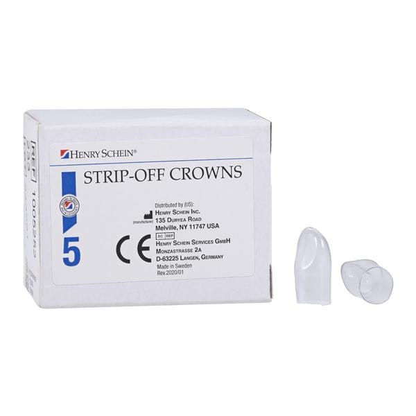 Strip Off Crown Form Size 233 Replacement Crowns Upper Left Cuspid Anterior 5/Bx