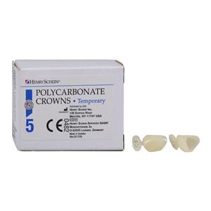 Polycarbonate Replacement Crowns Size 35 Left Cuspid Upper & Lower Refill 5/Bx