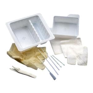 Tracheostomy Care Kit Vinyl Gloves/Gauze