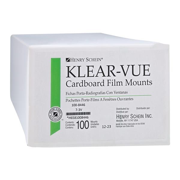 Klear-Vue X-Ray Mounts 4H-3V #2 Gray Cardboard 100/Bx