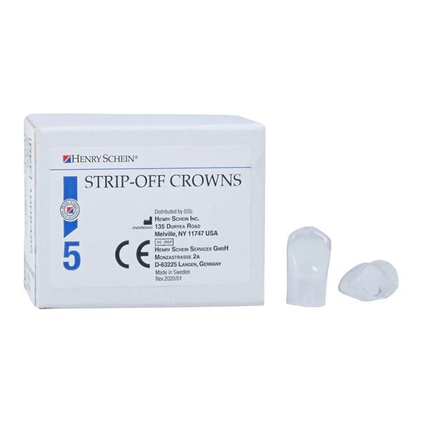 Strip Off Crown Form Size 232 Replacement Crowns Upper Left Cuspid Anterior 5/Bx