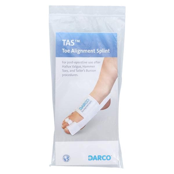 TAS Alignment Splint Toe One Size Cotton/Elastic Universal