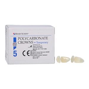 Polycarbonate Replacement Crowns Size 67 Lower Anterior Refill 5/Bx