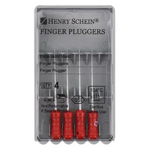 Finger Plugger 21 mm Red 4/Pk
