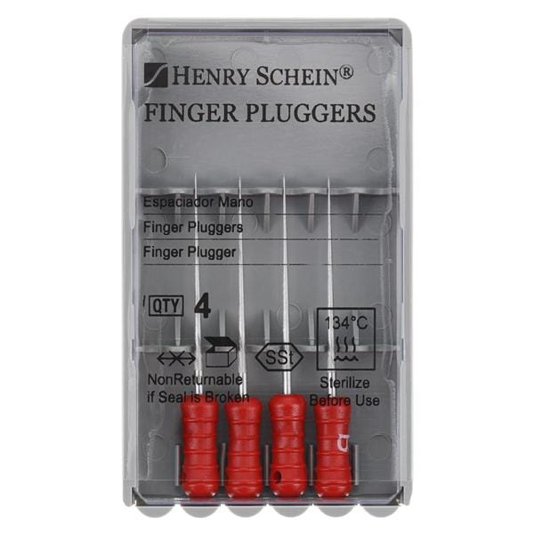 Finger Plugger 21 mm Red 4/Pk