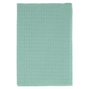 Patient Bib 2 Ply Tissue / Poly 13 in x 18 in Green Disposable 500/Ca