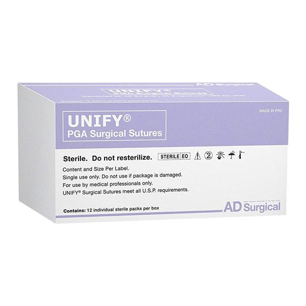 Unify Suture 3-0 30" Polyglycolic Acid Braid FS-1 Undyed 12/Bx