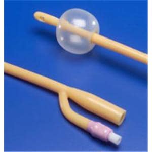 Dover 2-Way Foley Catheter Straight Tip Silicone Elastomer Coated 12Fr 5cc