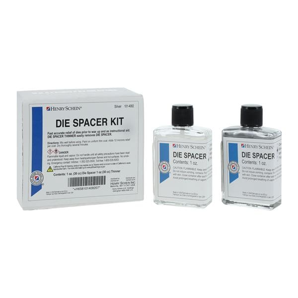 Die Spacer Standard Kit Silver 1oz/Bt