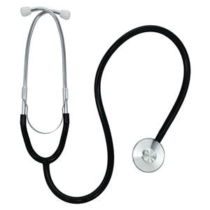 Mabis Classic Stethoscope Adult Black Single Lumen Vinyl Y Tubing Ea