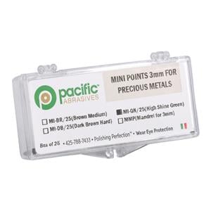 Mini Points High Shine Green 25/Bx