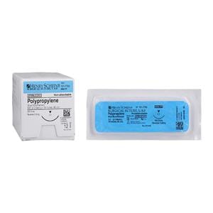 Suture 3-0 18" Polypropylene Monofilament C-7 Blue 12/Bx