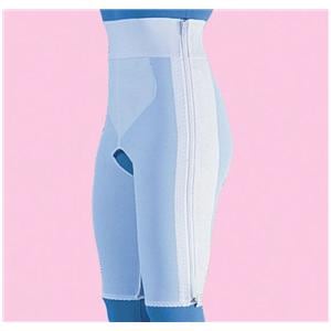 Compression Garment Above Knee Small 33-36" White