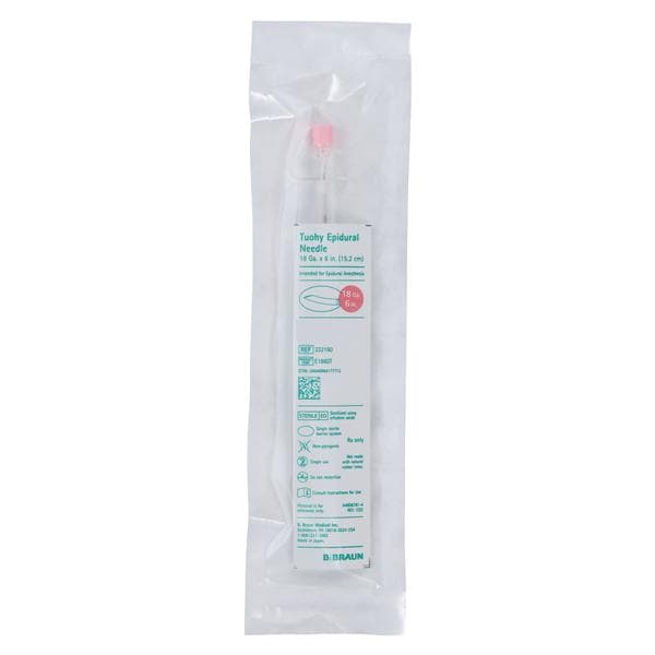 Perifix Needle Epidural Tuohy 18gx6" Sterile 25/Ca