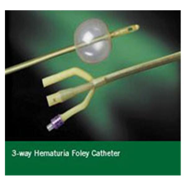 Lubricath Catheter Foley 24Fr 30cc Lng Rnd Tp Hmtr Hydrphlc Ct 3Wy 5/Ca