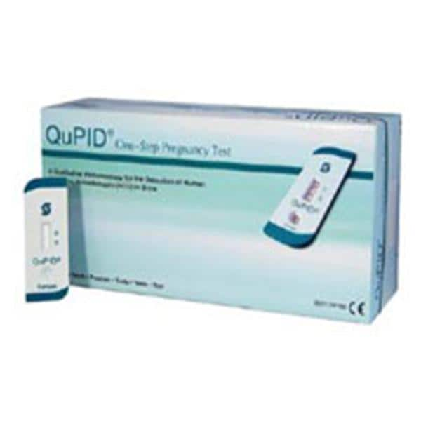 Qupid One Step hCG Urine Cassette Test CLIA Waived 25/Bx