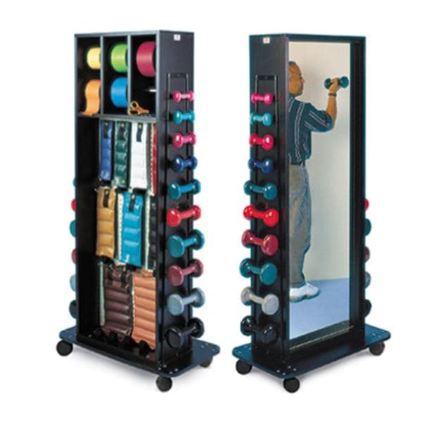 Weight Rack With Hooks/3" Casters