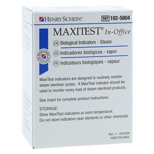 Maxitest Biological In Office Monitor Refill 25/Bx