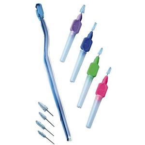 Acclean Interdental Brush System Travel Medium Cylindrical Purple 36/Bx