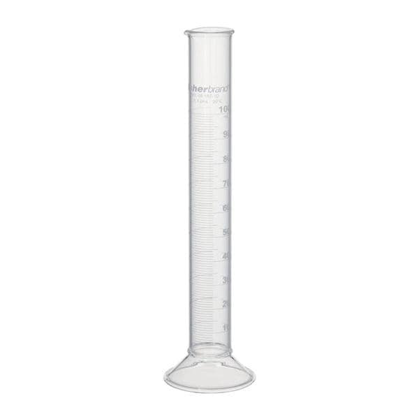 Fisherbrand Class B Cylinder Glass White 260mm 100mL EA