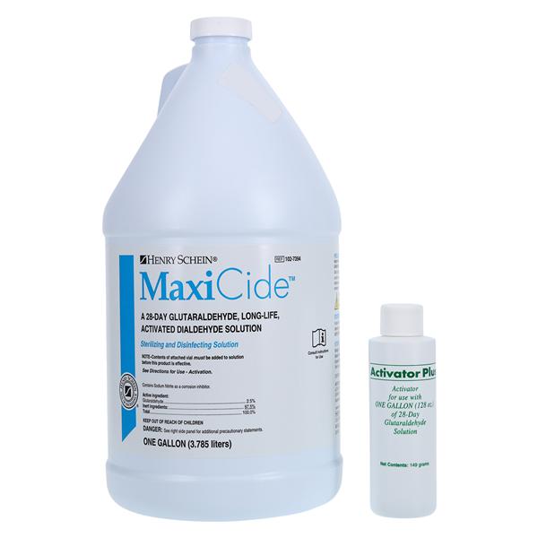 MaxiCide Instrument Disinfectant 2.5% Glutaraldehyde 1 Gallon Gallon