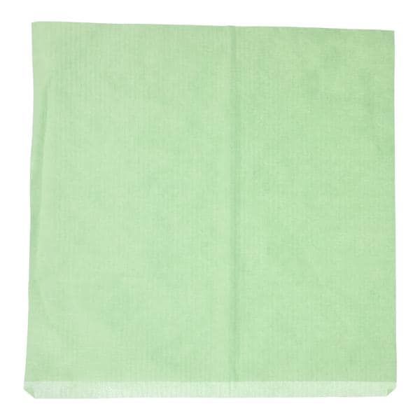 Headrest Cover 10 in x 10 in Tissue / Poly Green Disposable 500/Ca