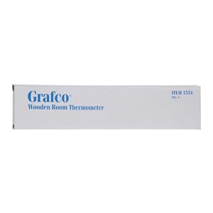 Grafco Room Thermometer Wood -10 to 50°C Ea