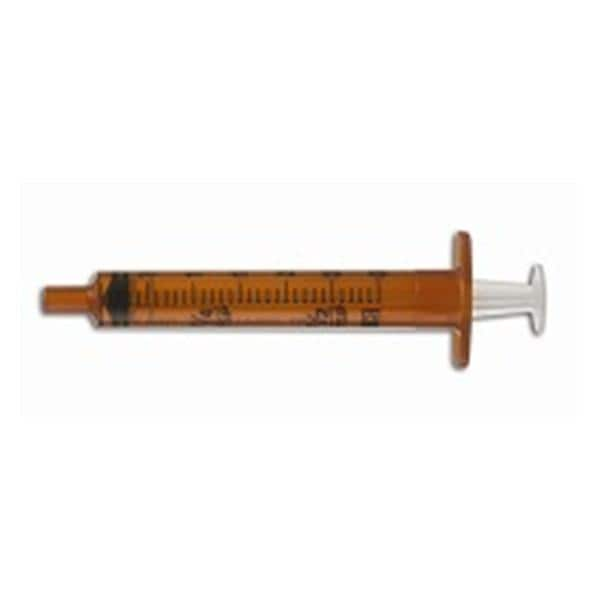 Enteral Syringe Polypropylene Amber, 5 BX/CA