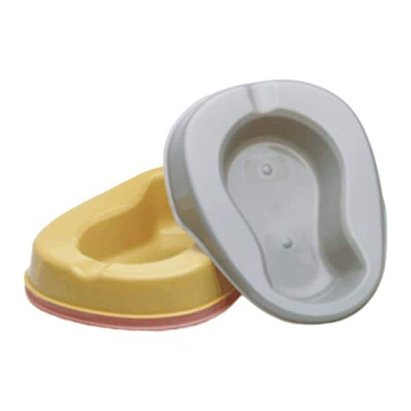 Commode Bedpan Dusty Rose 1.7qt, 50 EA/CA