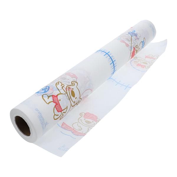 Disposable Medical Exam Table Paper 21 x 225' Standard Crepe White 3 Rolls