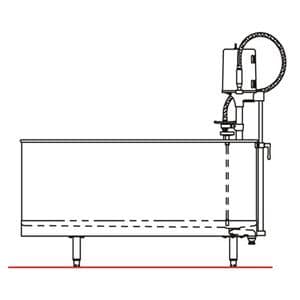 Sport Hydrotherapy Whirlpool 85gal Stainless Steel With Legs