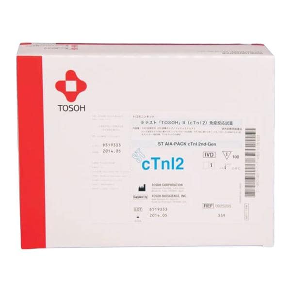 ST AIA-Pack Troponin I Second Generation Reagent For POL 100 Count 100/Bx