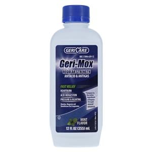 Geri-Mox Antacid/Antigas Liquid 200mg Mint 12oz/Bt