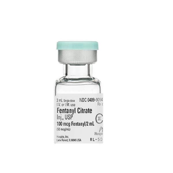 Fentanyl Citrate Injection 50mcg/mL SDV 2mL 25x2ml