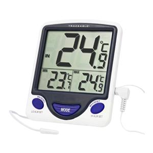 Traceable Refrigerator/Freezer Thermometer ABS Plastic -50 to 70°C Ea