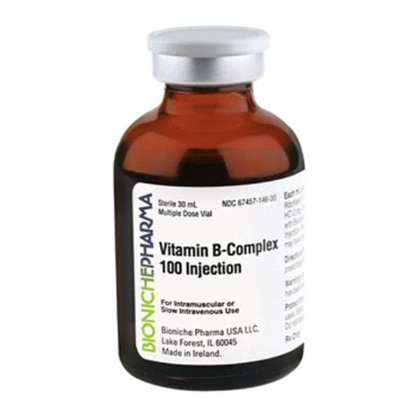 Vitamin B Complex Injection 100mg/mL MDV 30mL Each