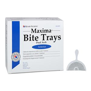 Maxima Bite Trays Dual Arch Anterior 35/Bx