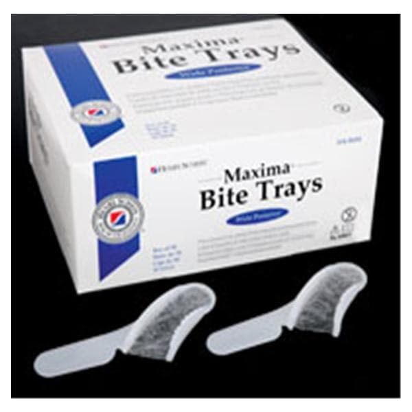 Maxima Bite Trays Dual Arch Posterior Wide 50/Bx