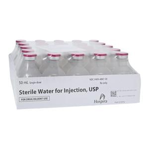 Water for Injection Injection PF SDV 50mL 25/Package