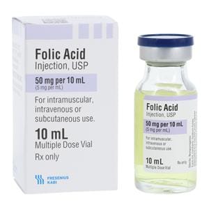 Folic Acid Injection 5mg/mL MDV 10ml/Vl