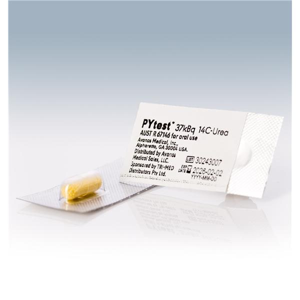 PYtest 14C-Urea Breath Test Capsule 100/Ca