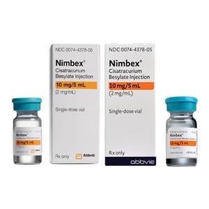 Nimbex Injection 2mg/mL SDV 5mL 10/Bx