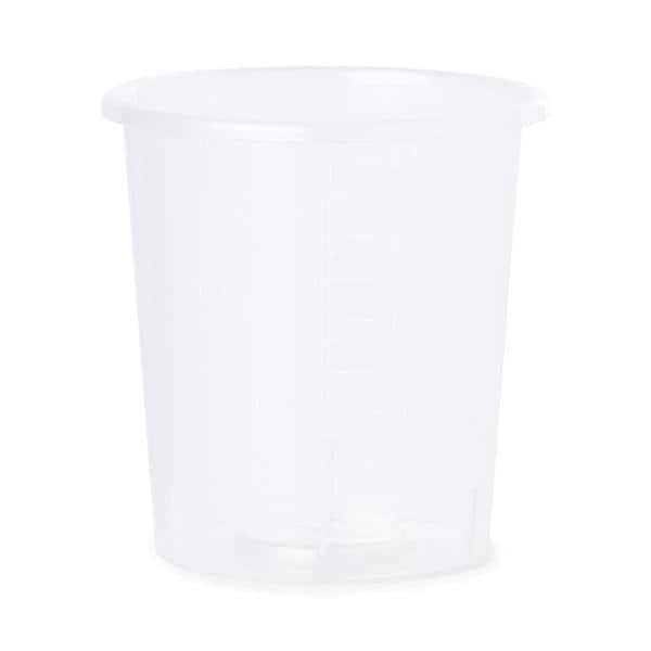 Medicine Graduated Cup Plastic Clear 2 oz Disposable 100/Ca